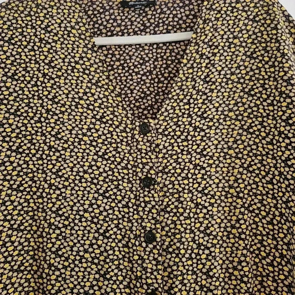 Madewell Easy Mini Dress Ditsy Floral Button-Down Small - Picture 3 of 5